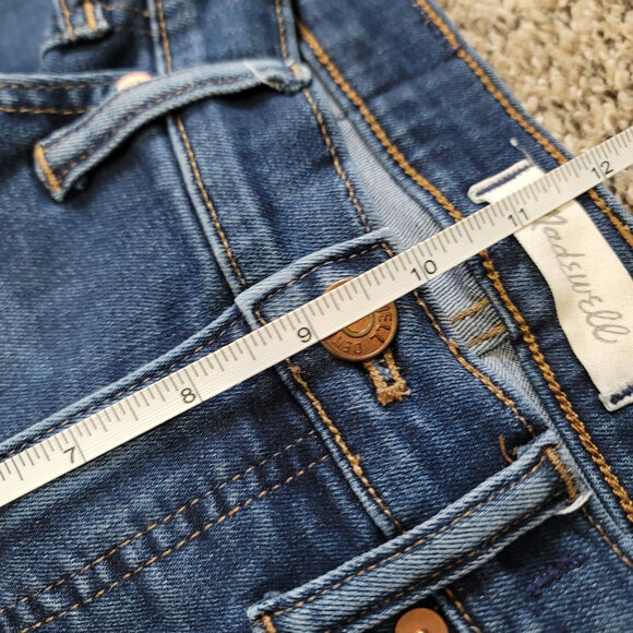 Madewell 10" High Rise Skinny Jeans in Women's Size 26 Tall - Picture 10 of 11